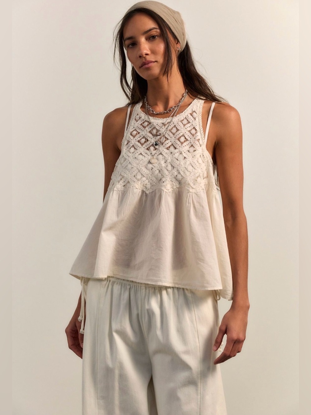 Free People Wandering Light Top